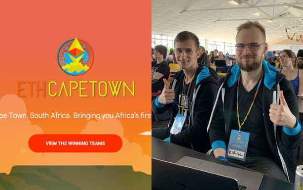 Victory at ETHCapeTown Blockchain Hackathon!