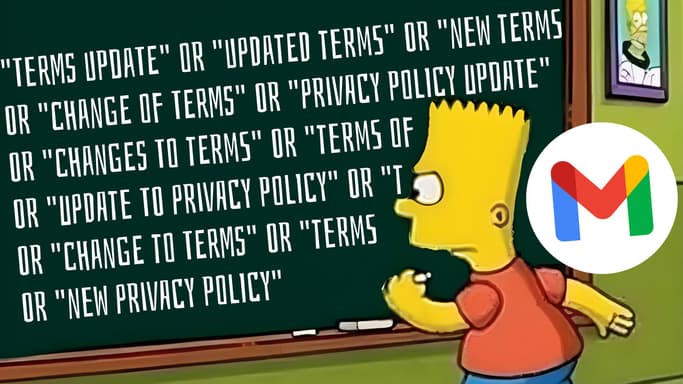 How to Filter Terms & Conditions Update Emails in Gmail