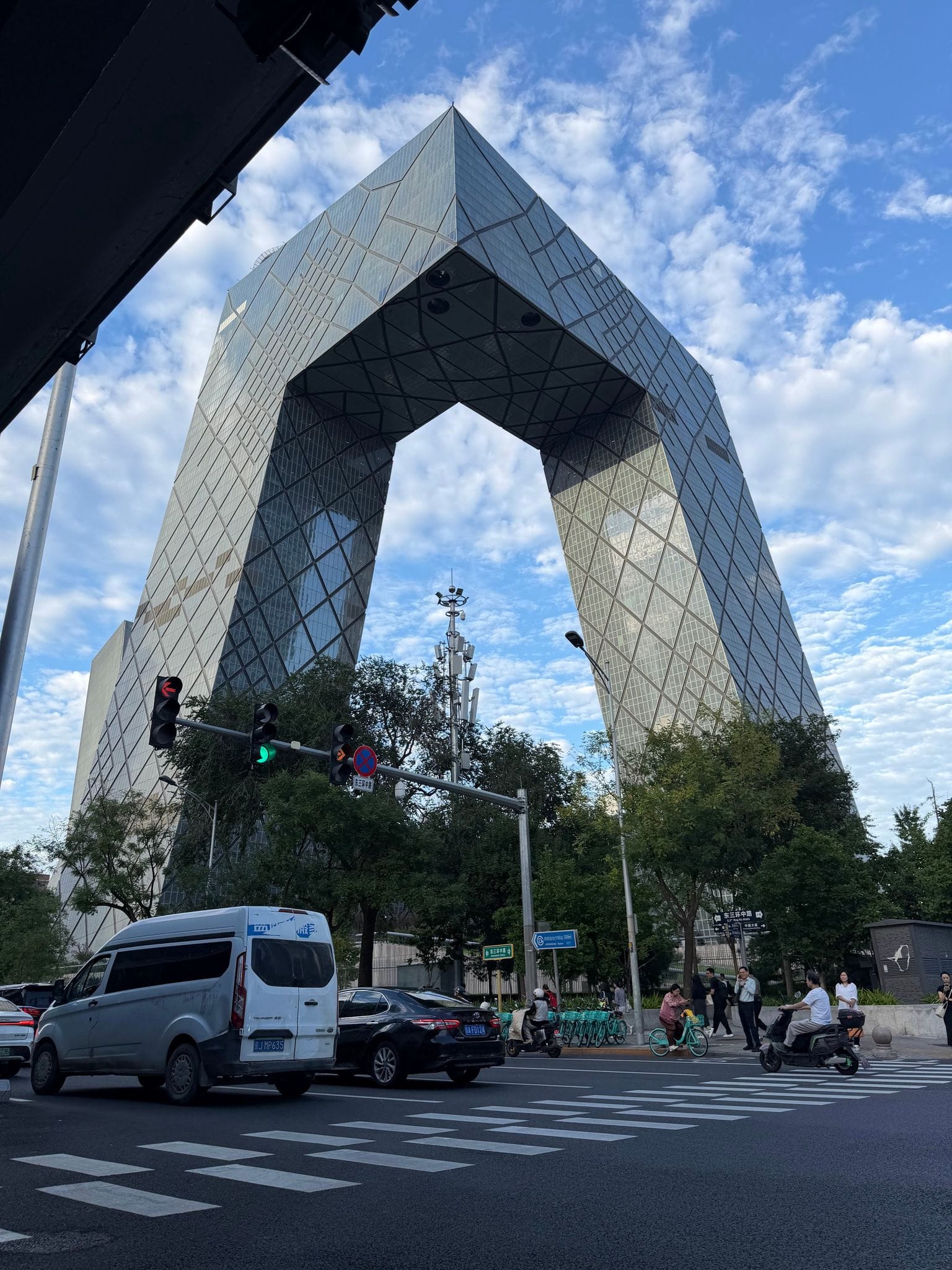 CCTV Headquarters in the Beijing CBD, the leaning loop locals call big pants